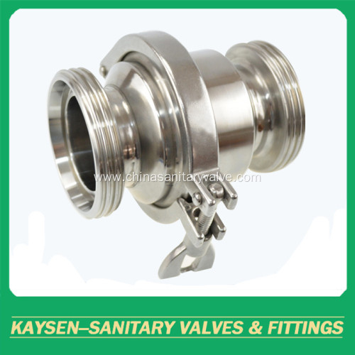 DIN Sanitary Hygienic Non-Return Valves Male Ends